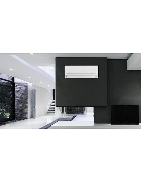 Climatizzatore Condizionatore Mitsubishi Kirigamine Style Bianco più MSZ-AY Wifi Dual Split R32 Inverter 9000 + 12000 BTU con...
